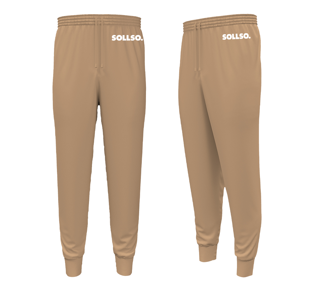 SOLLSO. Sweatpants „Pure Logo klein“, Farbe Desert Beige, Gr.3XL SOLLSO. Sweatpants „Pure Logo klein“, Farbe Desert Beige, Gr.3XL