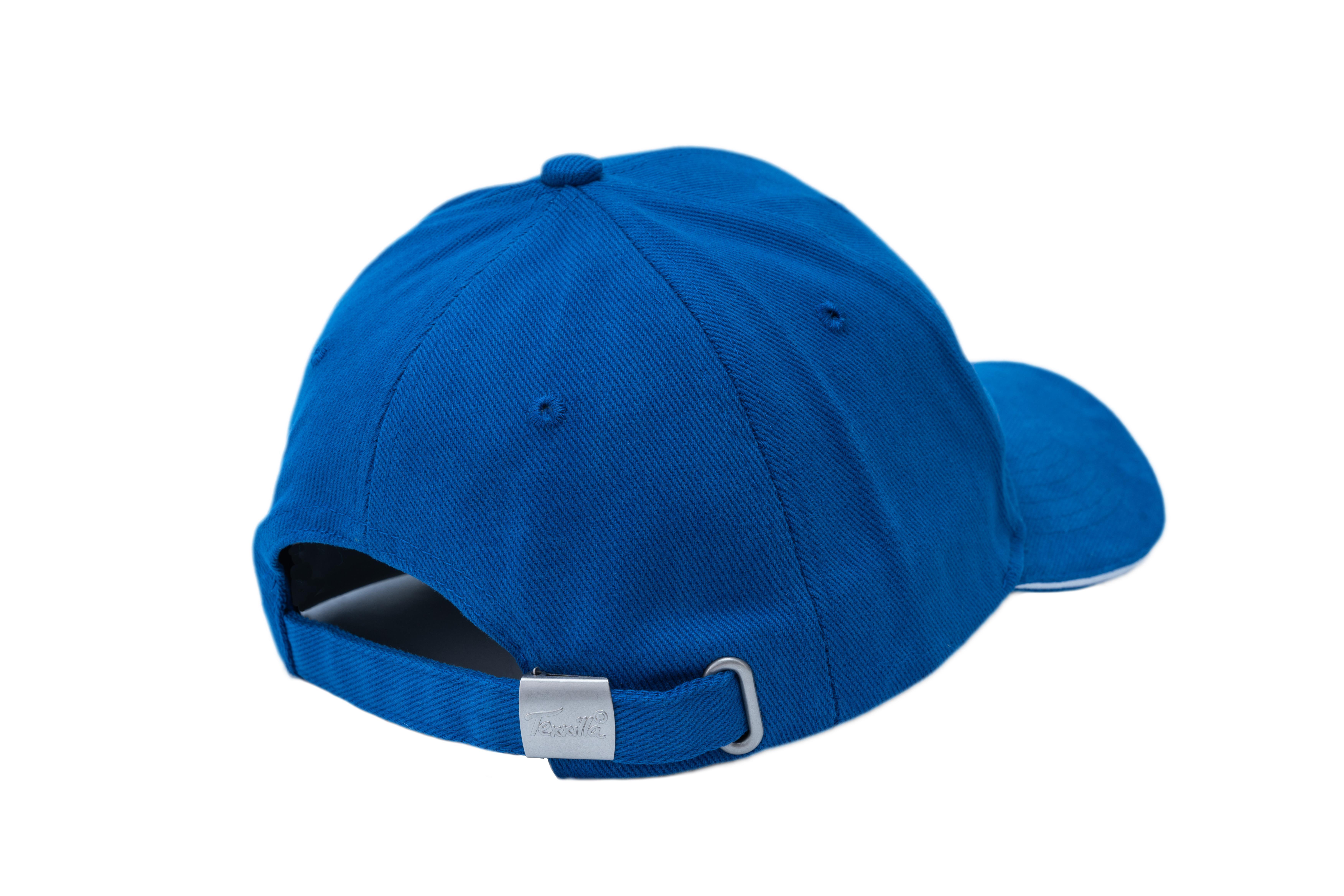 SOLLSO. TEXXILLA 6 Panel Sandwich Cap, Blau/Weiß