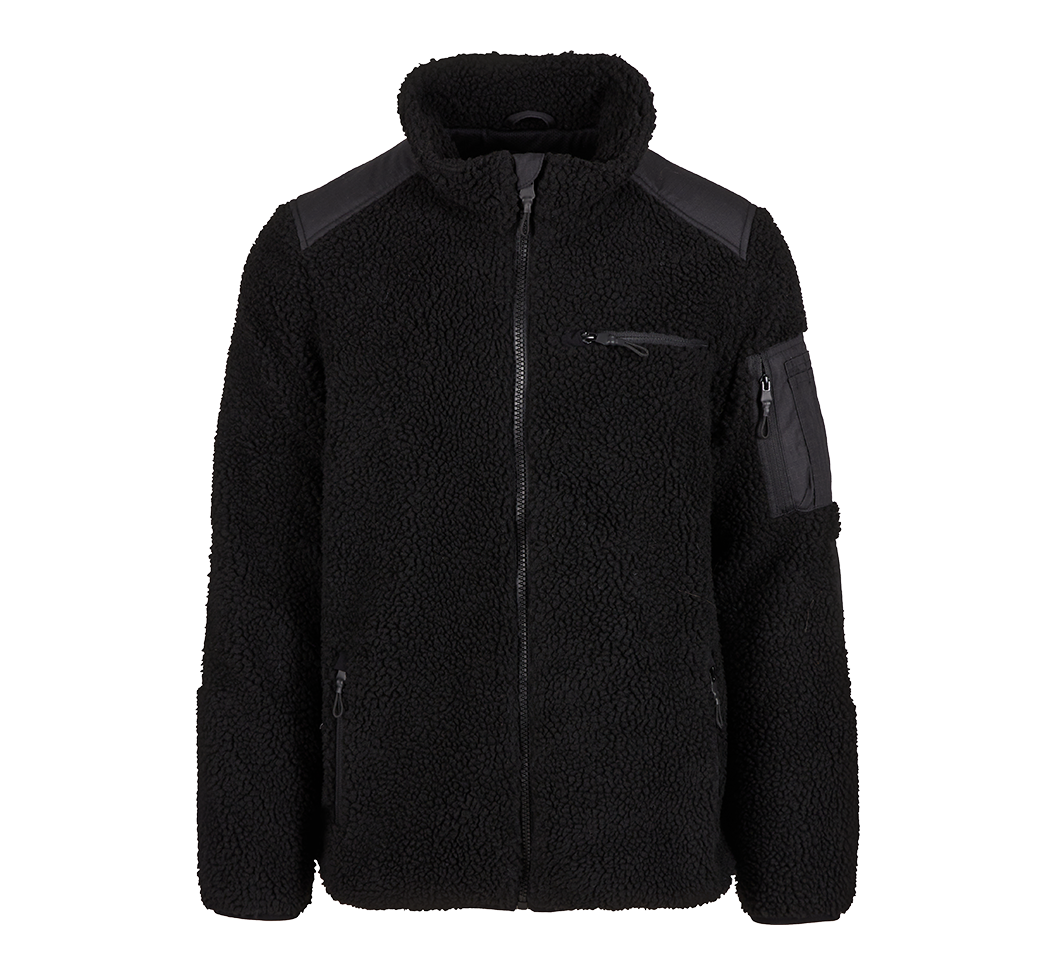 Brandit Ramble Teddyfleece Jacket, Schwarz, Gr.XXL