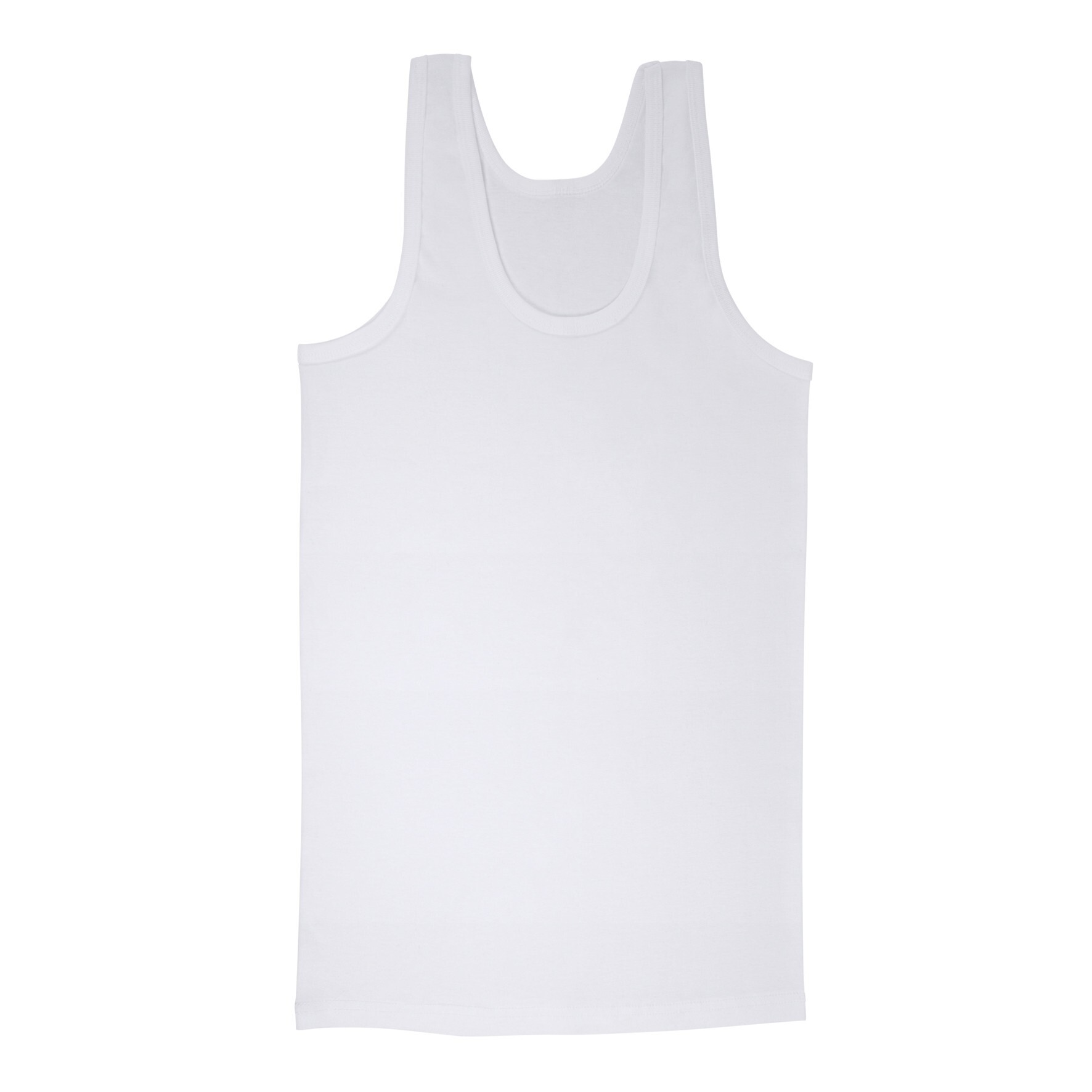 Herren Hemd 20420, 100% BW, Feinripp, 2 x 2er-Pack, Gr.8