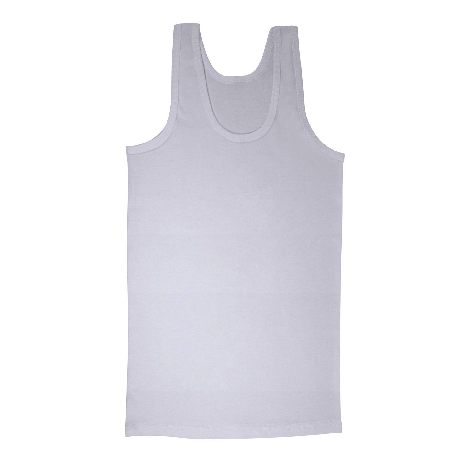 Herren Hemd 20420, 100% BW, Feinripp, 2 x 2er-Pack, Gr.8