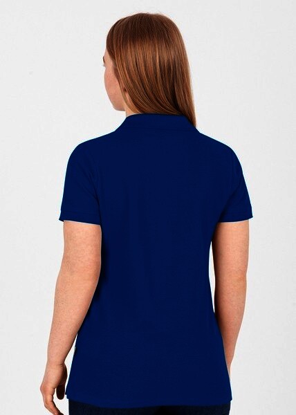 JAKO Damen Polo-Shirt Organic, royal-blau, Gr.36