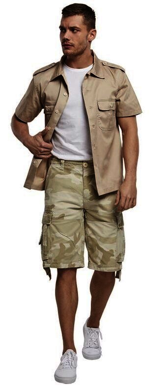 Brandit Vintage Classic Shorts Farbe sandbraun, Größe S