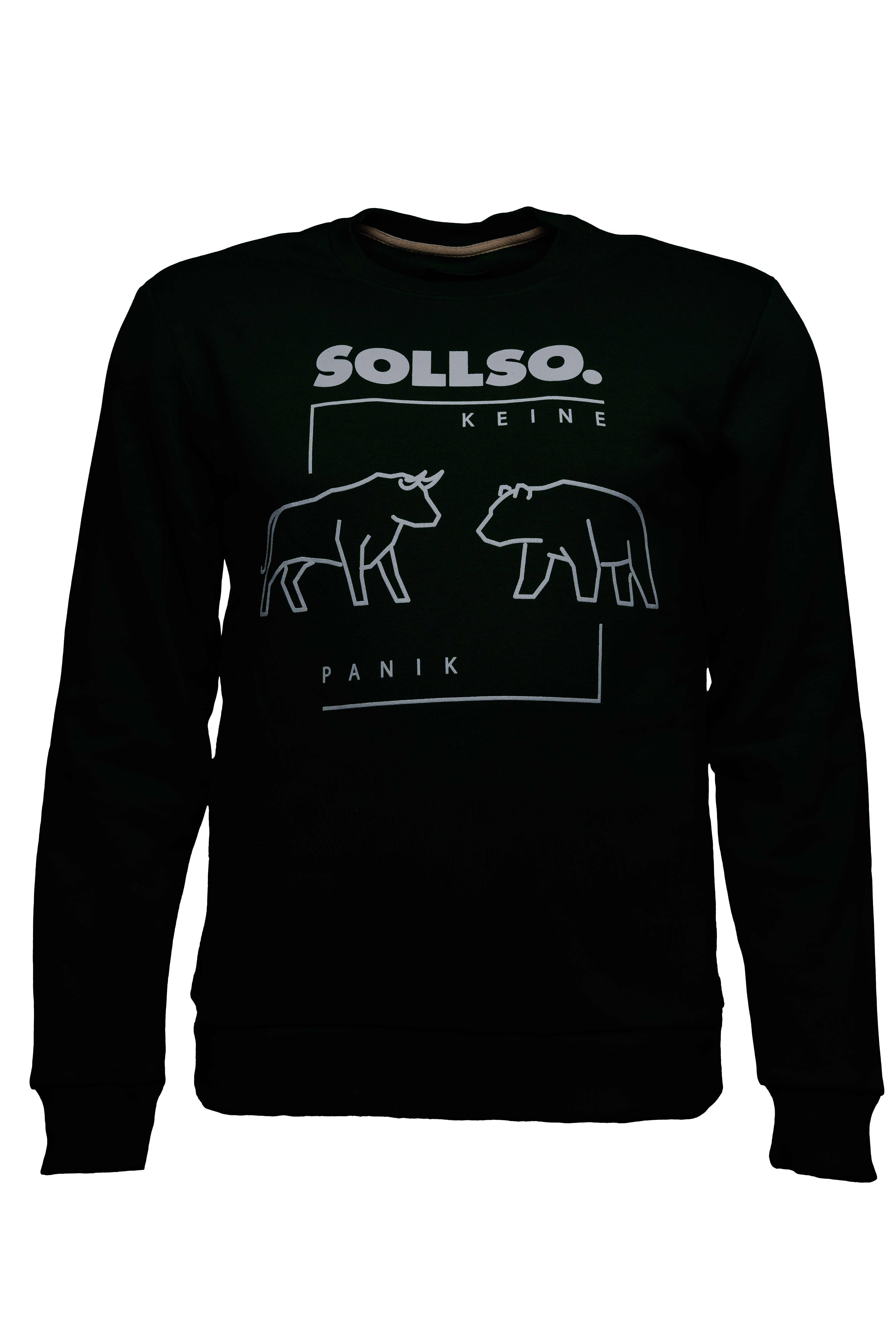 SOLLSO. Sweatshirt „Bull - Bear“, Farbe Jungle Green, Größe 3XL