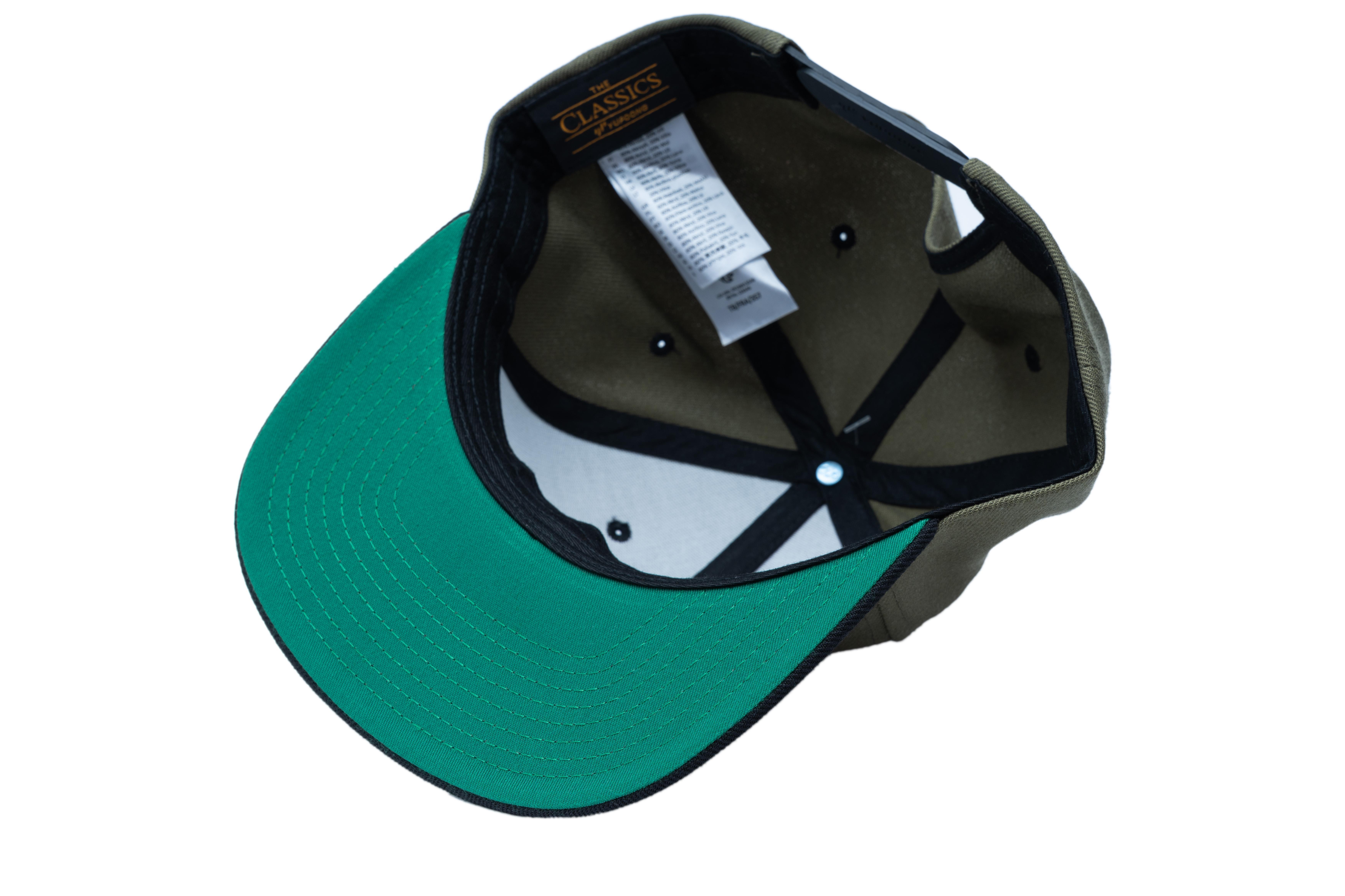 SOLLSO. Classic Snapback 2-Tone Cap, , Oliv-Black