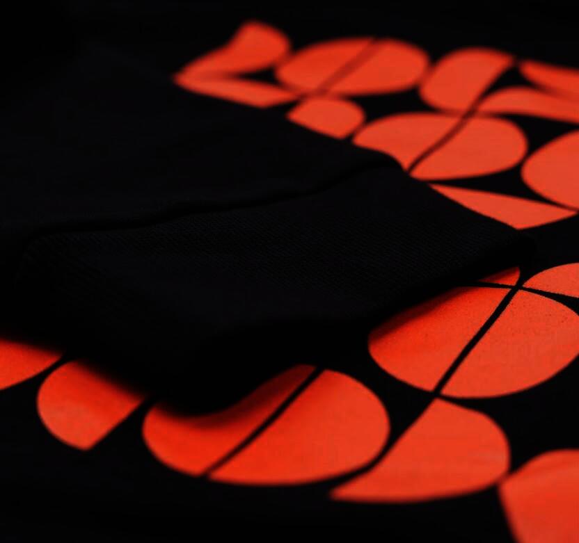 SOLLSO. Premium Hoodie "Abstract" Farbe Dark Black, Größe 5XL