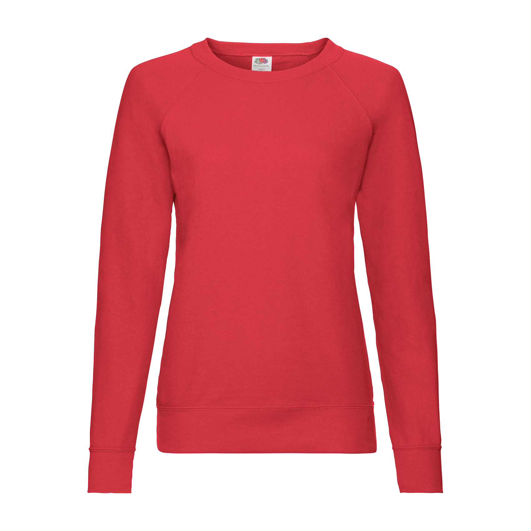 FOTL Lightweight Raglan Lady-Sweatshirt , rot, Gr.XL