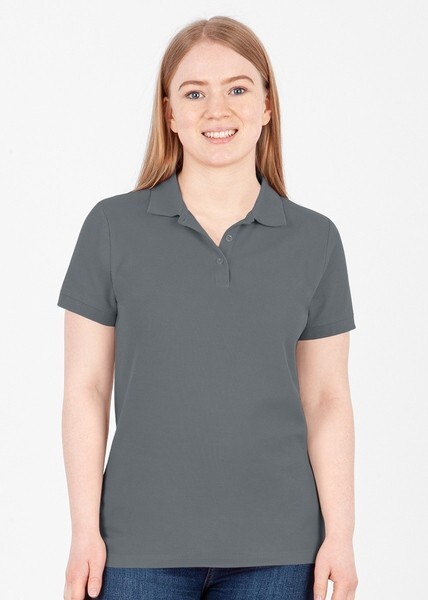 JAKO Damen Polo-Shirt Organic, steingrau, Gr.38