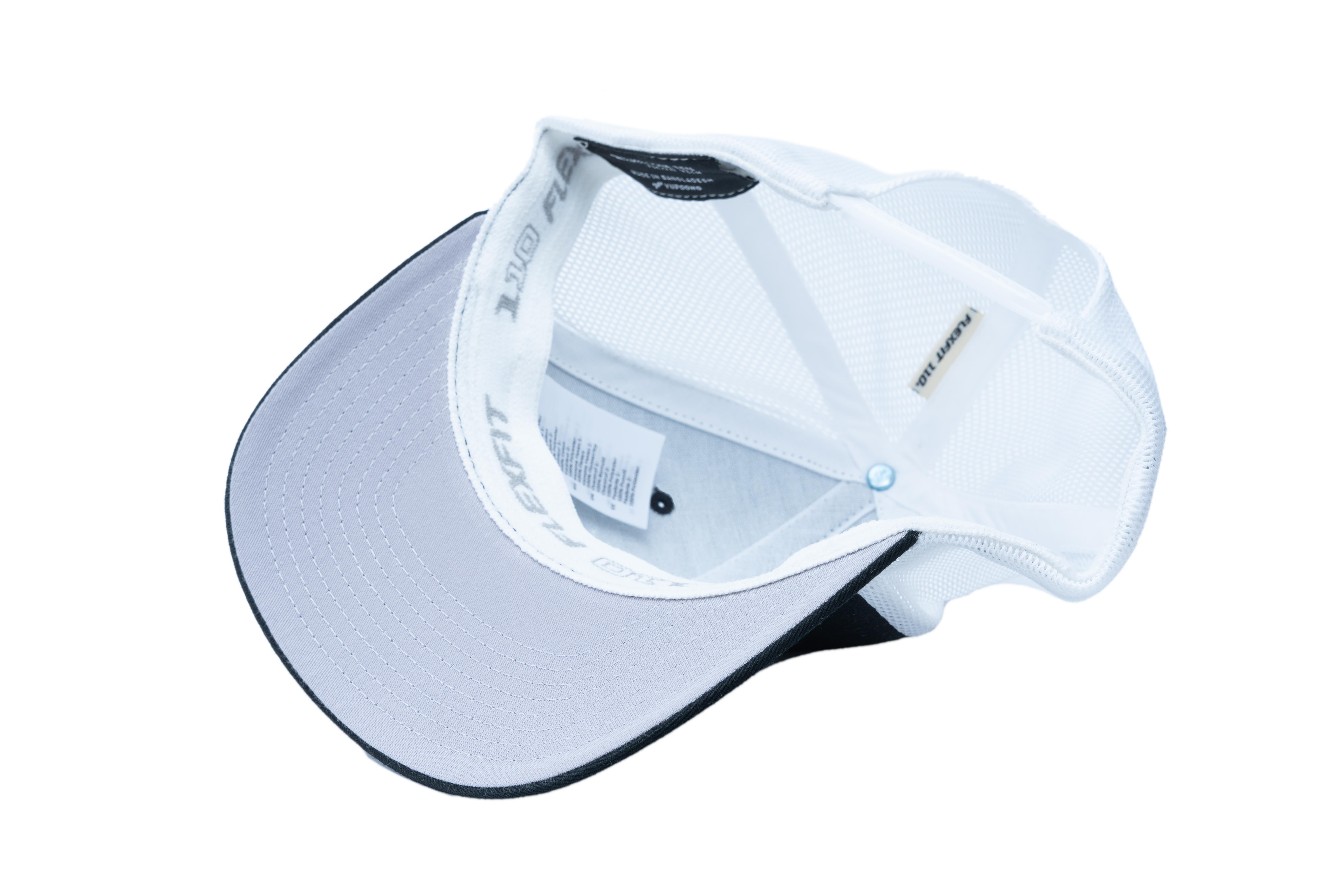 SOLLSO. Mesh 2-Tone Cap, Black-White
