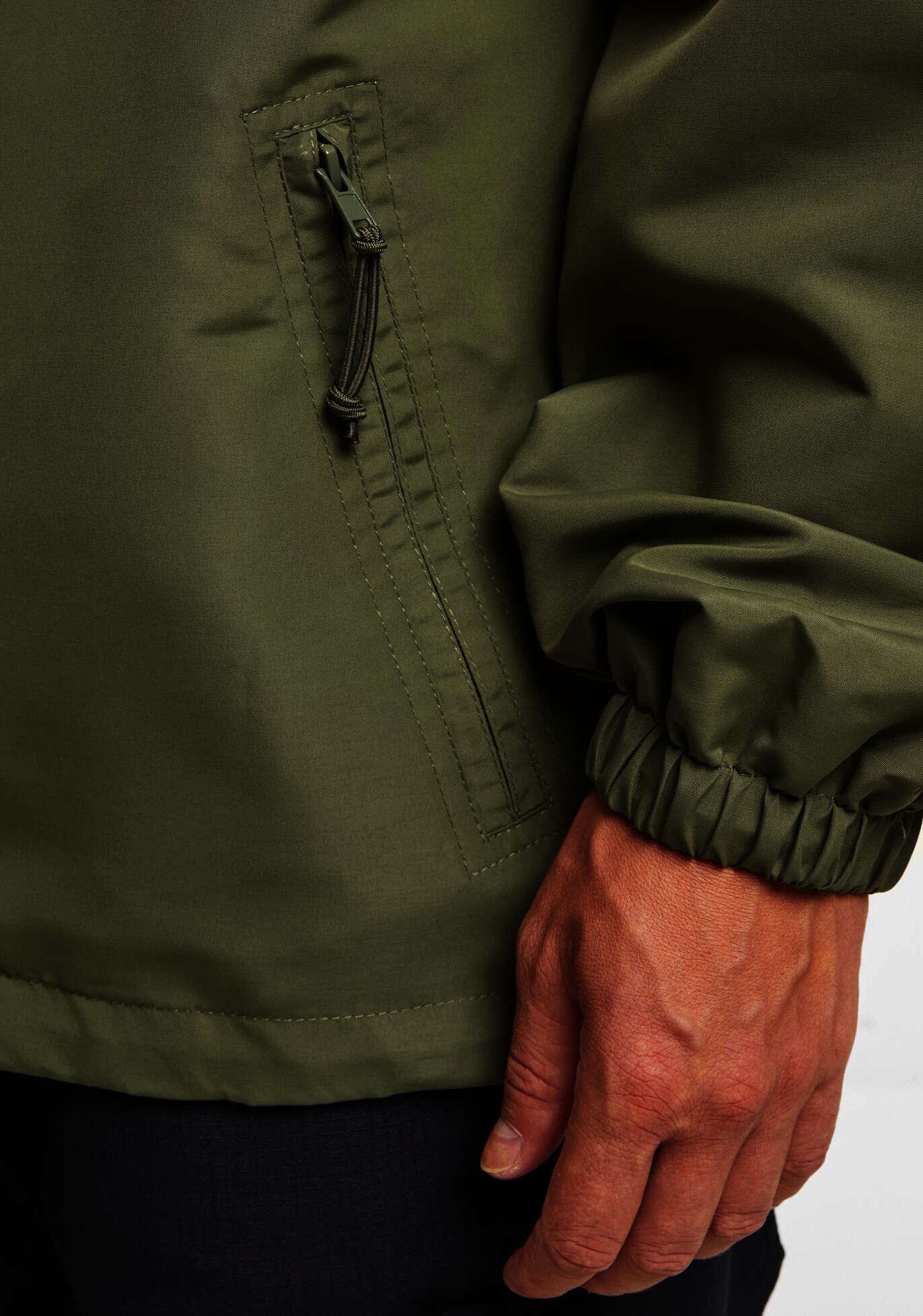 Brandit Light Windbreaker Frontzip, Oliv, Gr.7XL