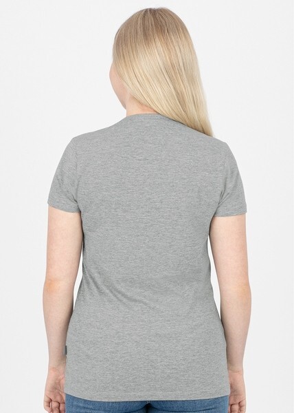 JAKO Damen T-Shirt Organic, hellgrau meliert, Gr.38