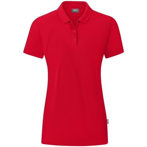 JAKO Damen Polo-Shirt Organic, rot, Gr.34