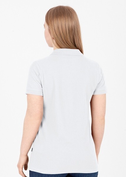 JAKO Damen Polo-Shirt Organic, weiß, Gr.38