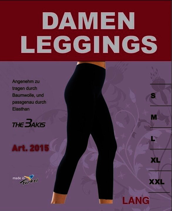 The Bakis Damen Leggins 2015, lang, Anthrazit, Gr.XL