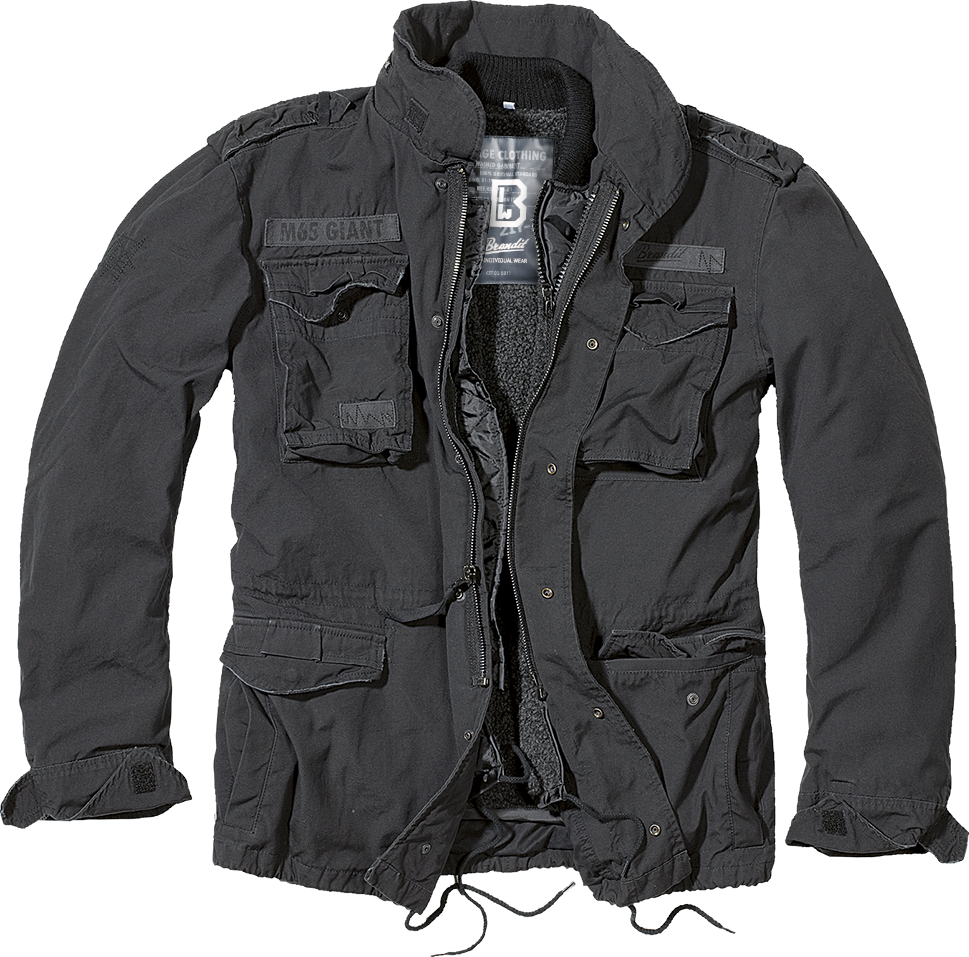 Brandit M-65 Giant Jacket, schwarz, Größe XL