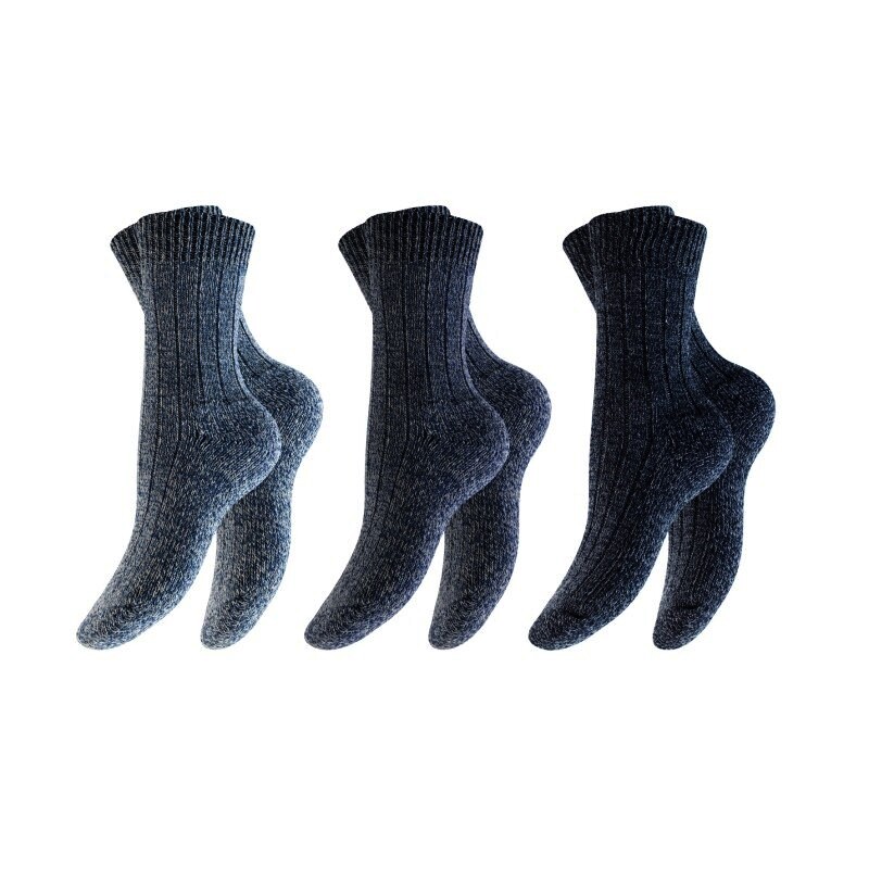 Damen Norwegersocken 62789, 3er-Pack, Gr.39/42