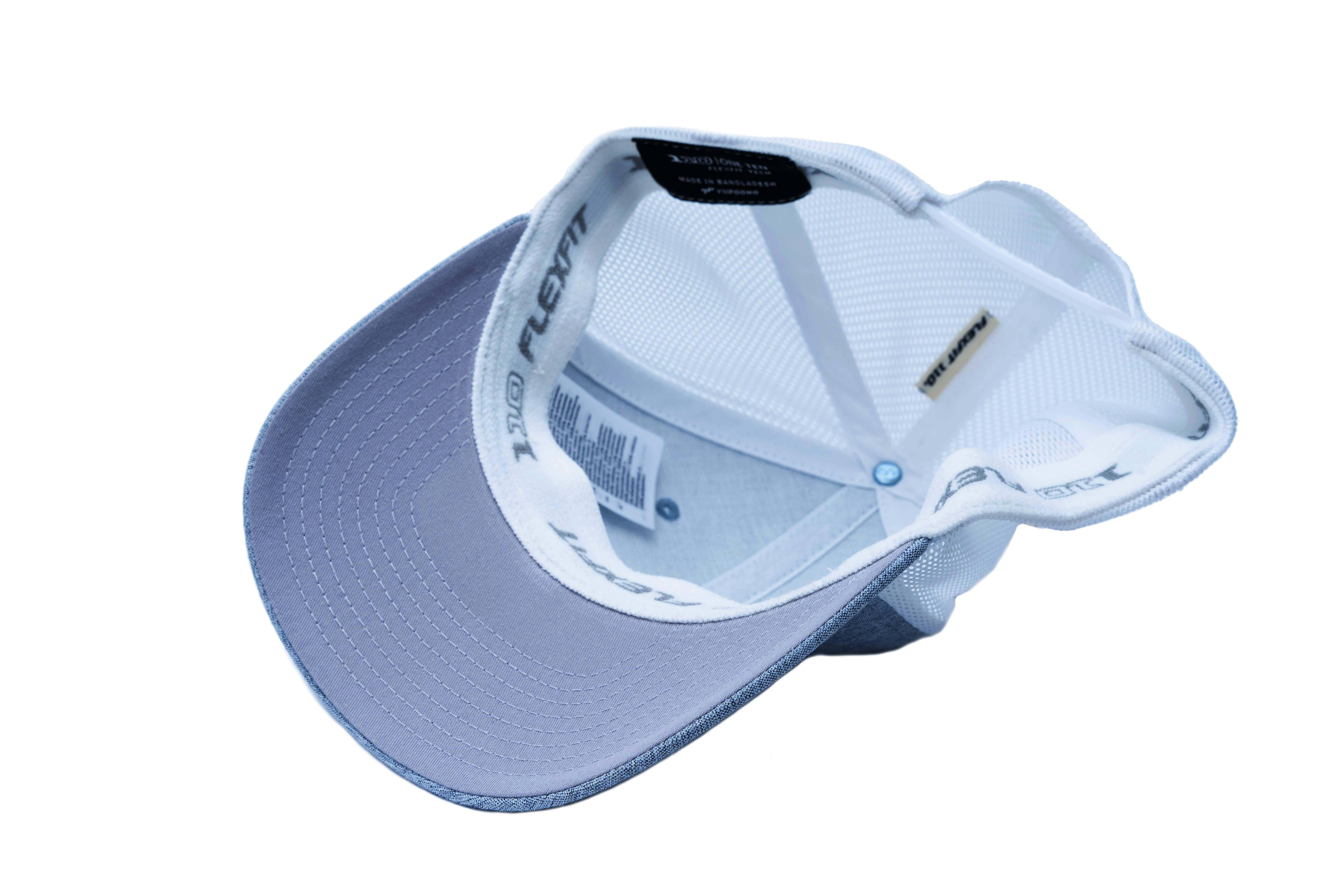 SOLLSO. Mesh 2-Tone Cap, Silver-White
