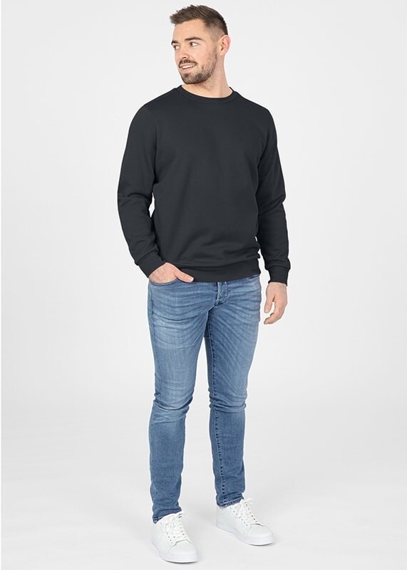 JAKO Sweat-Shirt Organic, anthrazit, Gr.4XL