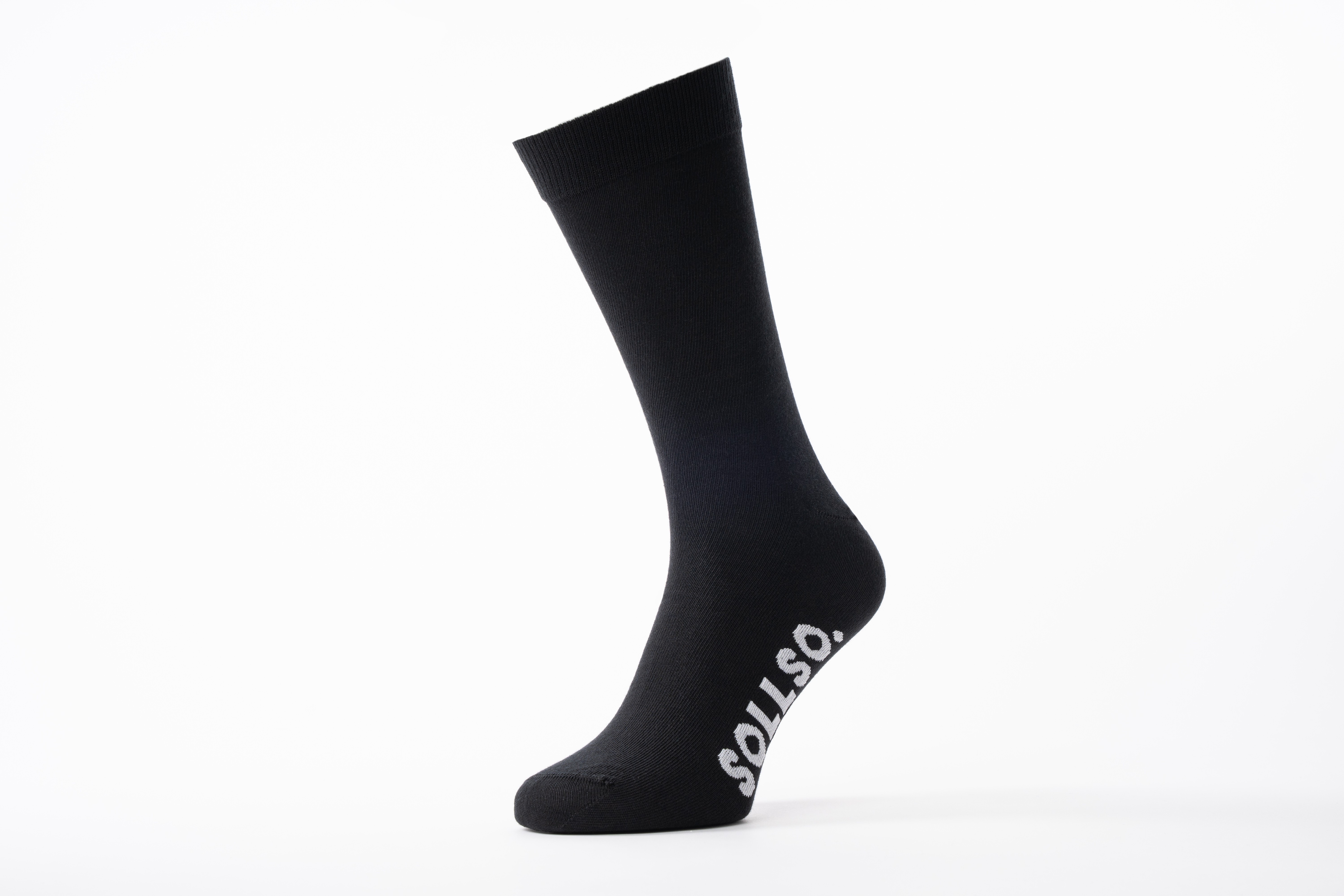 SOLLSO. Sommer Herrensocke, Farbe Schwarz, Größe 43-46, 15 Paar