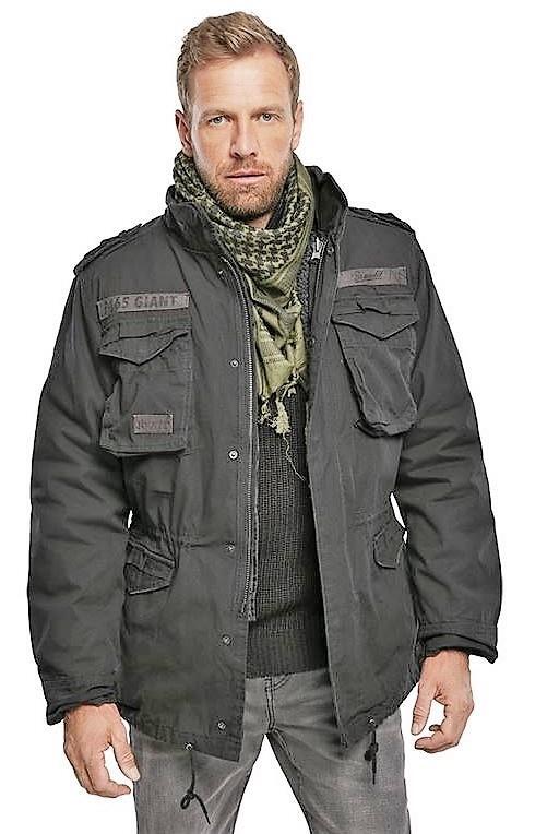 Brandit M-65 Giant Jacket, schwarz, Größe 3XL