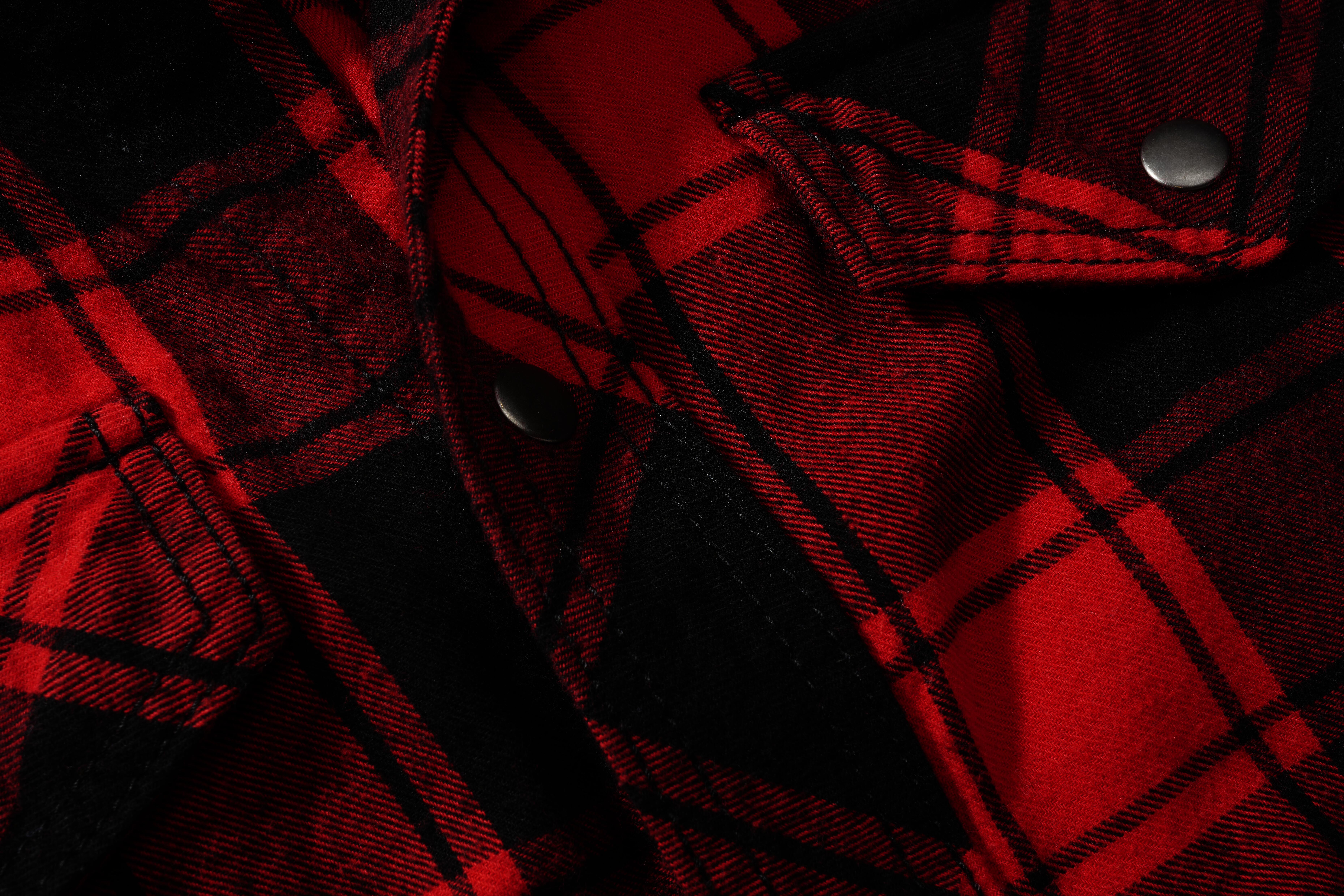 Brandit Checkshirt, Farbe rot/schwarz, Größe XL