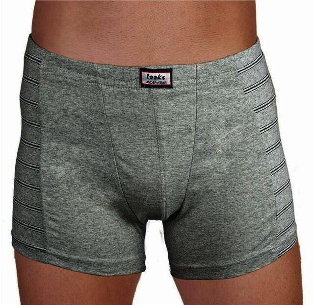 Herren Boxershort Graumelange 2er Pack, Gr. 9