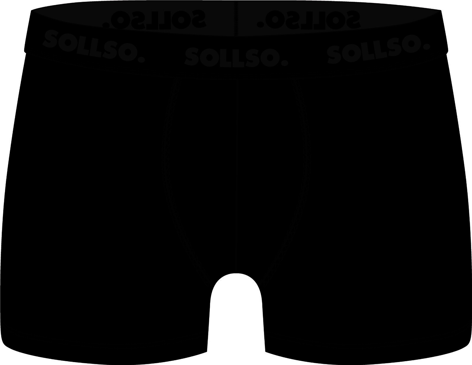 3er Pack Herren Boxershort, Bambusviskose, Schwarz/Schwarz, Gr.L
