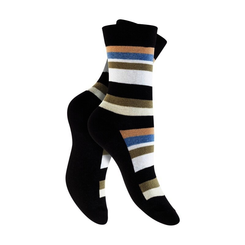 Damen Socken 60024, geringelt, 2 x 4er-Pack, Gr.35/38