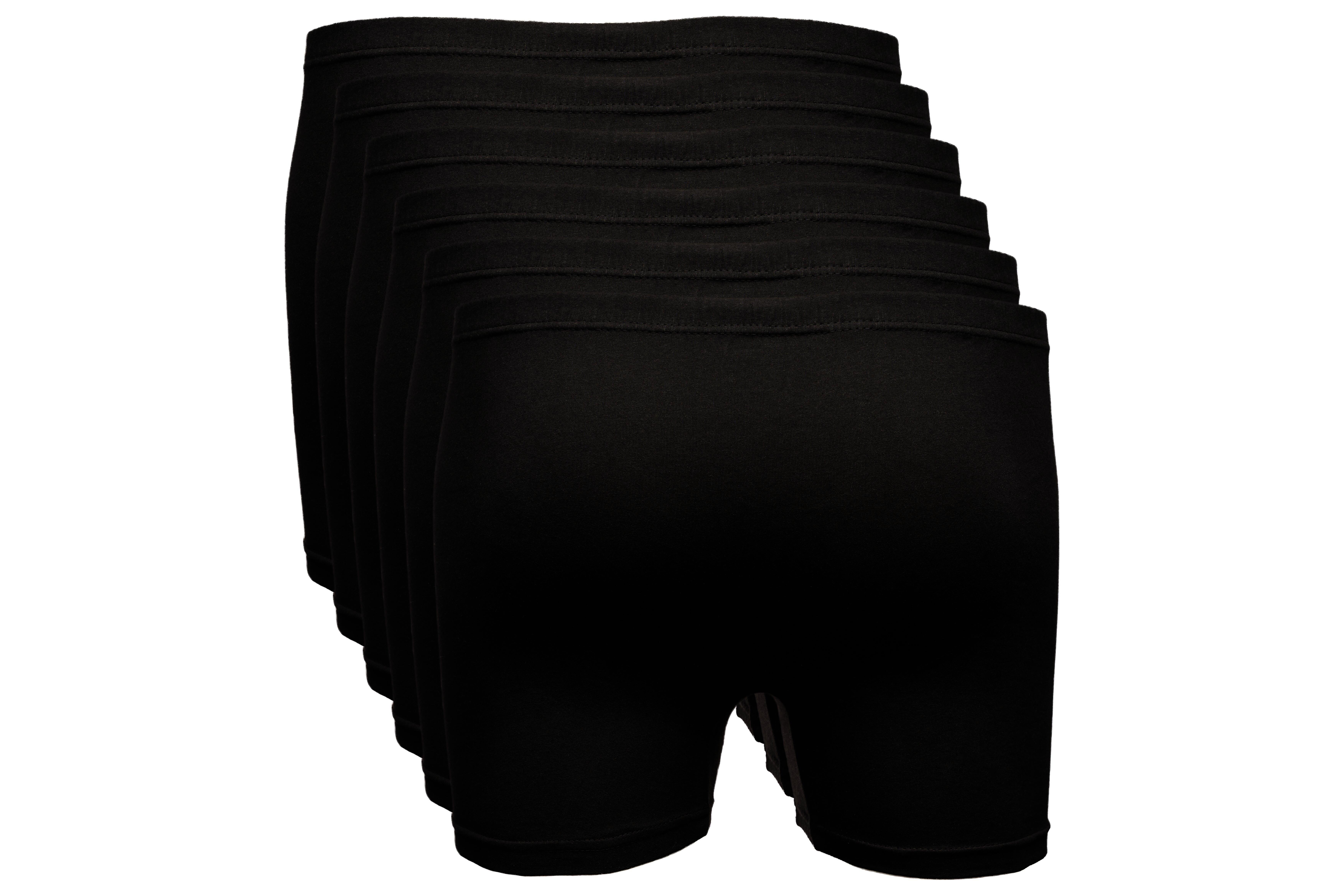 The BAKIS Herren Boxer Short, 2 x 3er Pack, schwarz, Größe 7