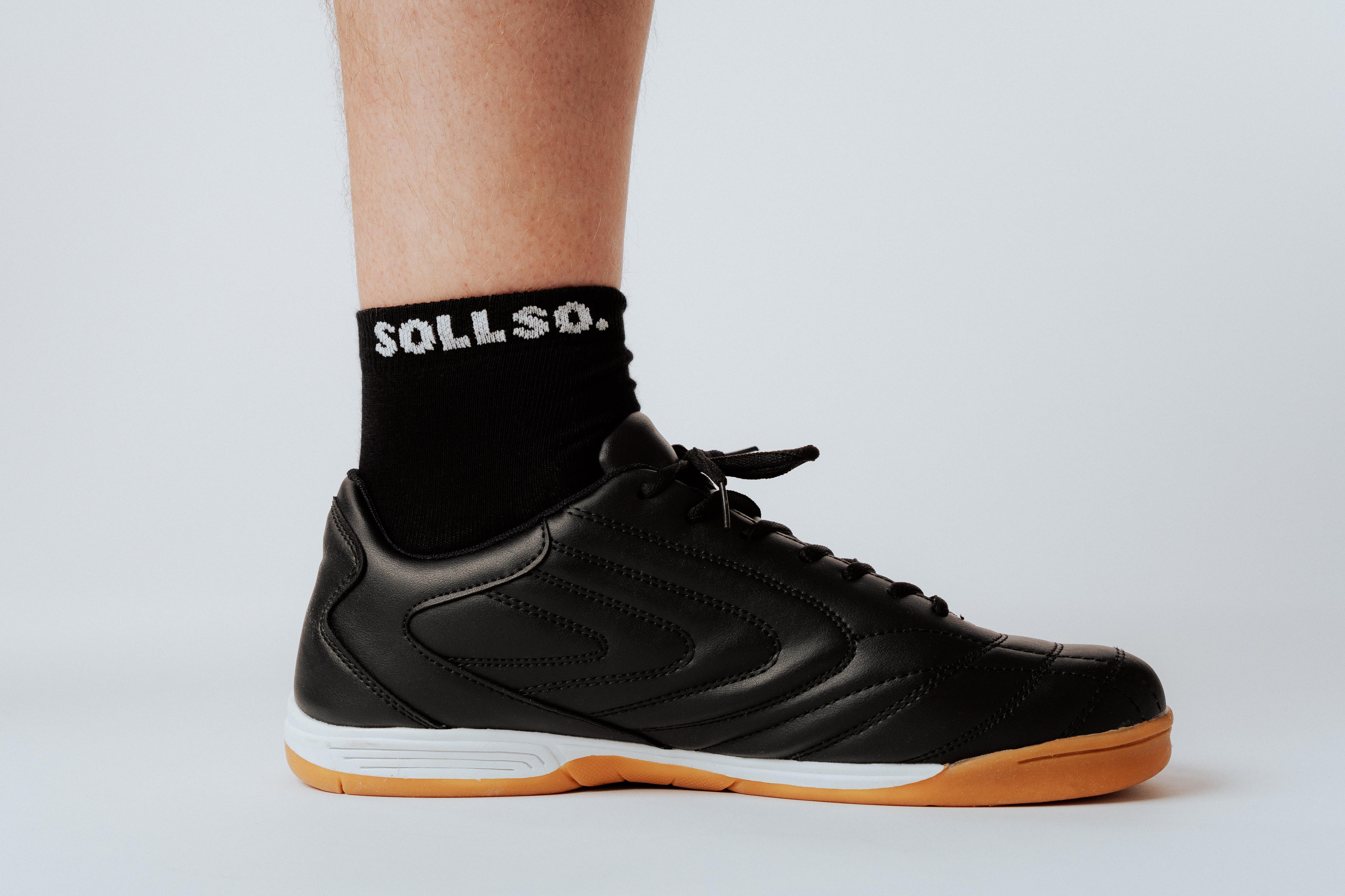 SOLLSO. Winter Herrensocke, Farbe Schwarz, Größe 43-46, 5 Paar