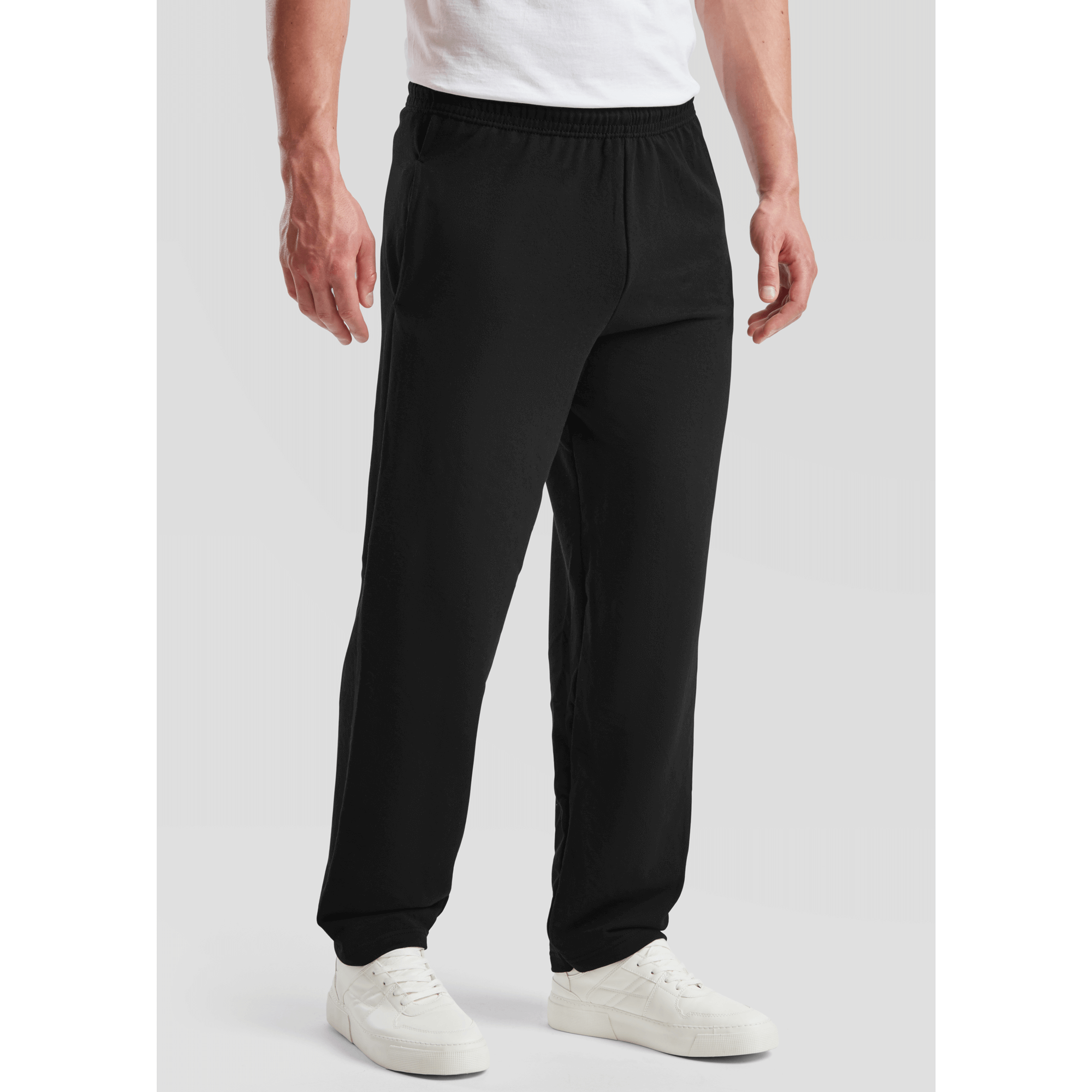 Fruit of the Loom Leightweight-Jog Pants, Schwarz, Gr.L