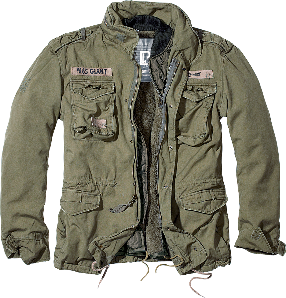 Brandit M-65 Giant Jacket, oliv, Größe XXL