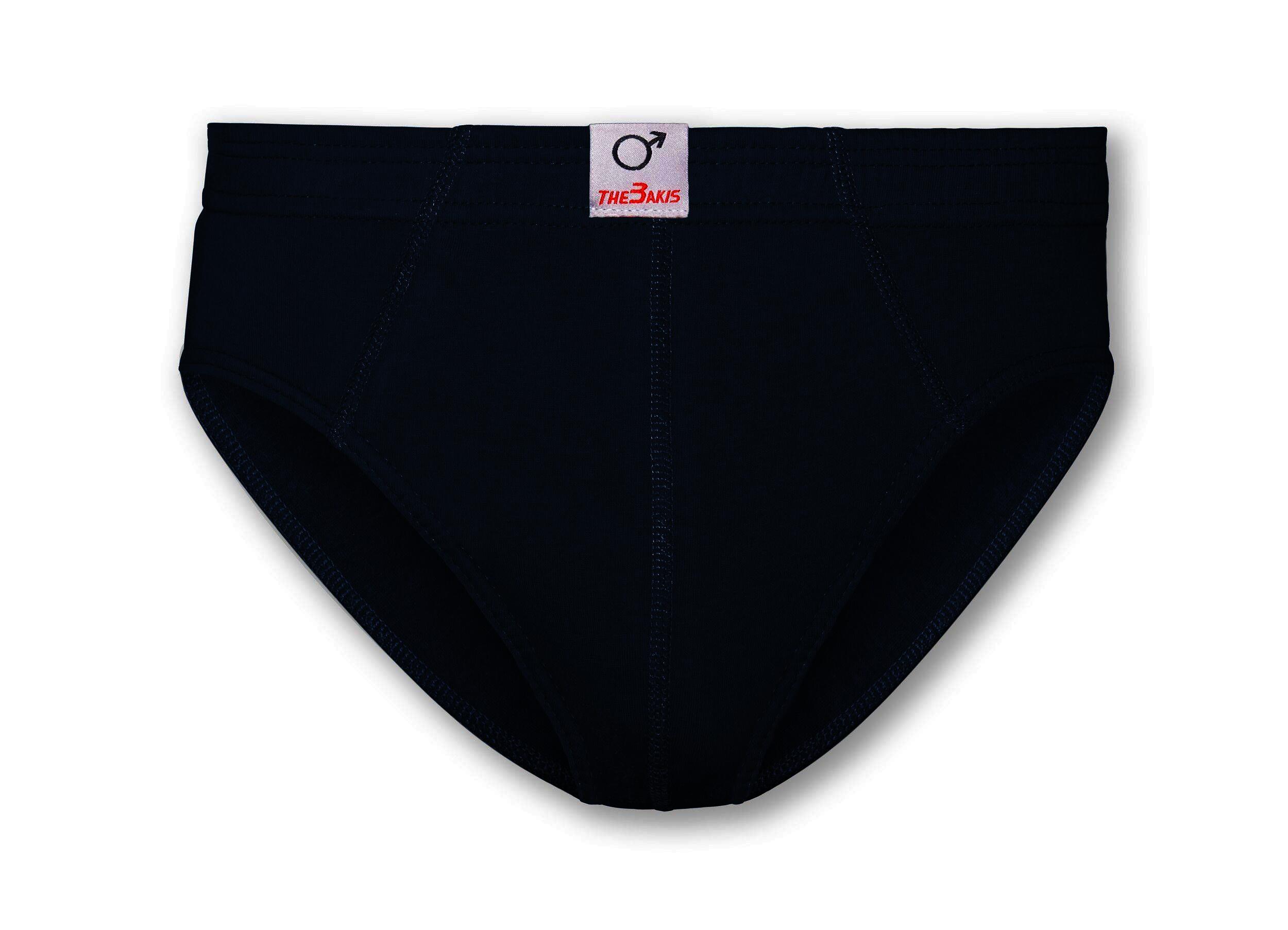 Herren Sport Slips Art.580. farbig sortiert, 3er-Pack, Gr.5