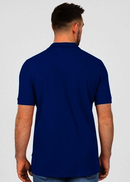 JAKO Herren Polo-Shirt Organic, royal-blau, Gr.3XL