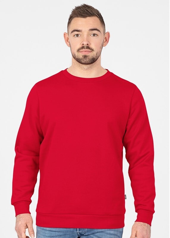 JAKO Sweat-Shirt Organic, rot, Gr.XXL