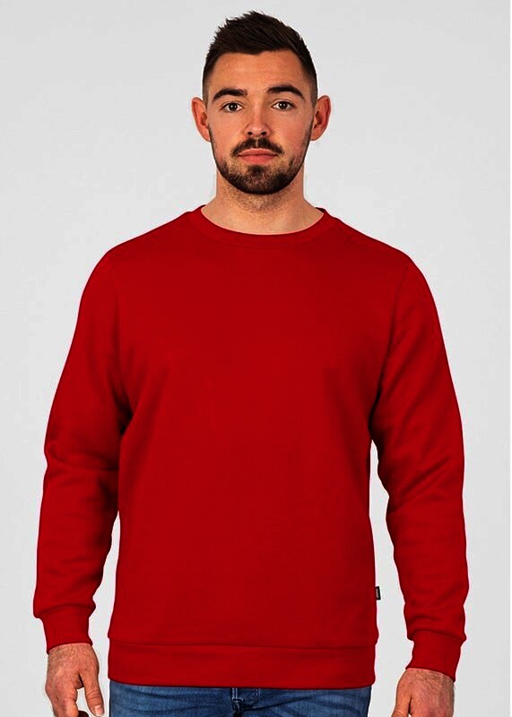 JAKO Sweat-Shirt Organic, rot, Gr.XXL