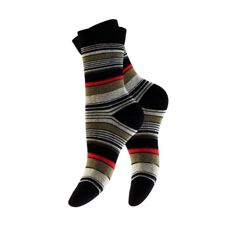 Damen Socken 60024, geringelt, 2 x 4er-Pack, Gr.35/38