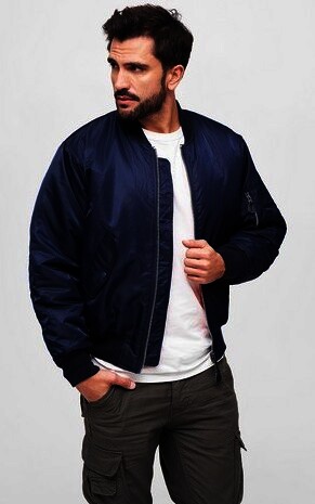 Brandit MA 1 Jacket, Farbe Dark Navy, Gr.S
