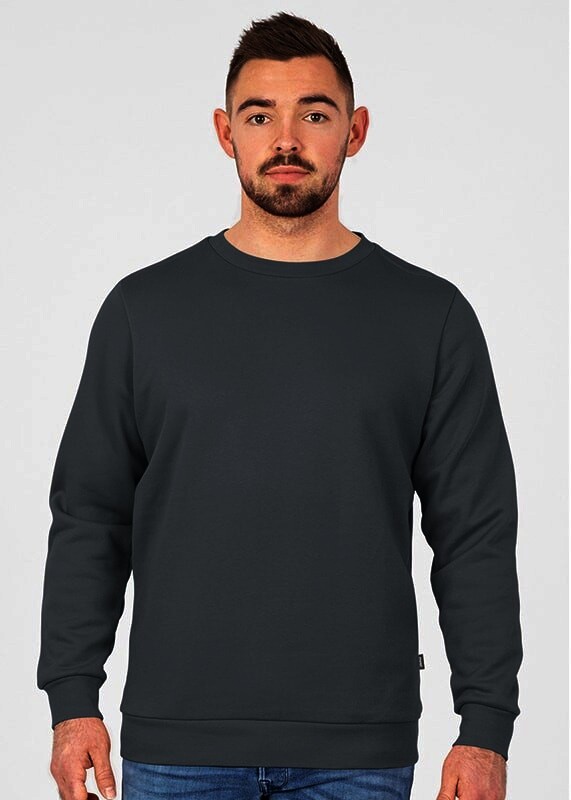 JAKO Sweat-Shirt Organic, steingrau, Gr.M