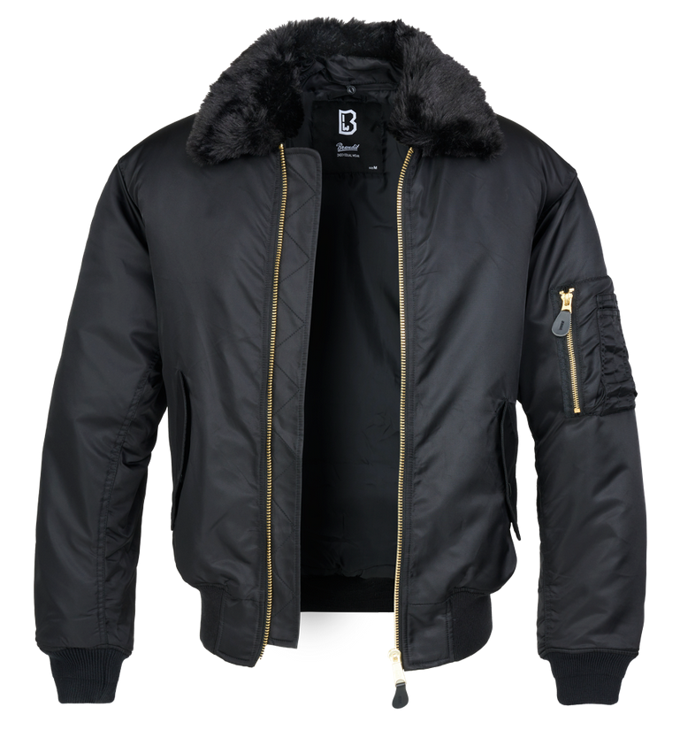 Brandit MA2 Jacket Fur Collar, Größe XXL