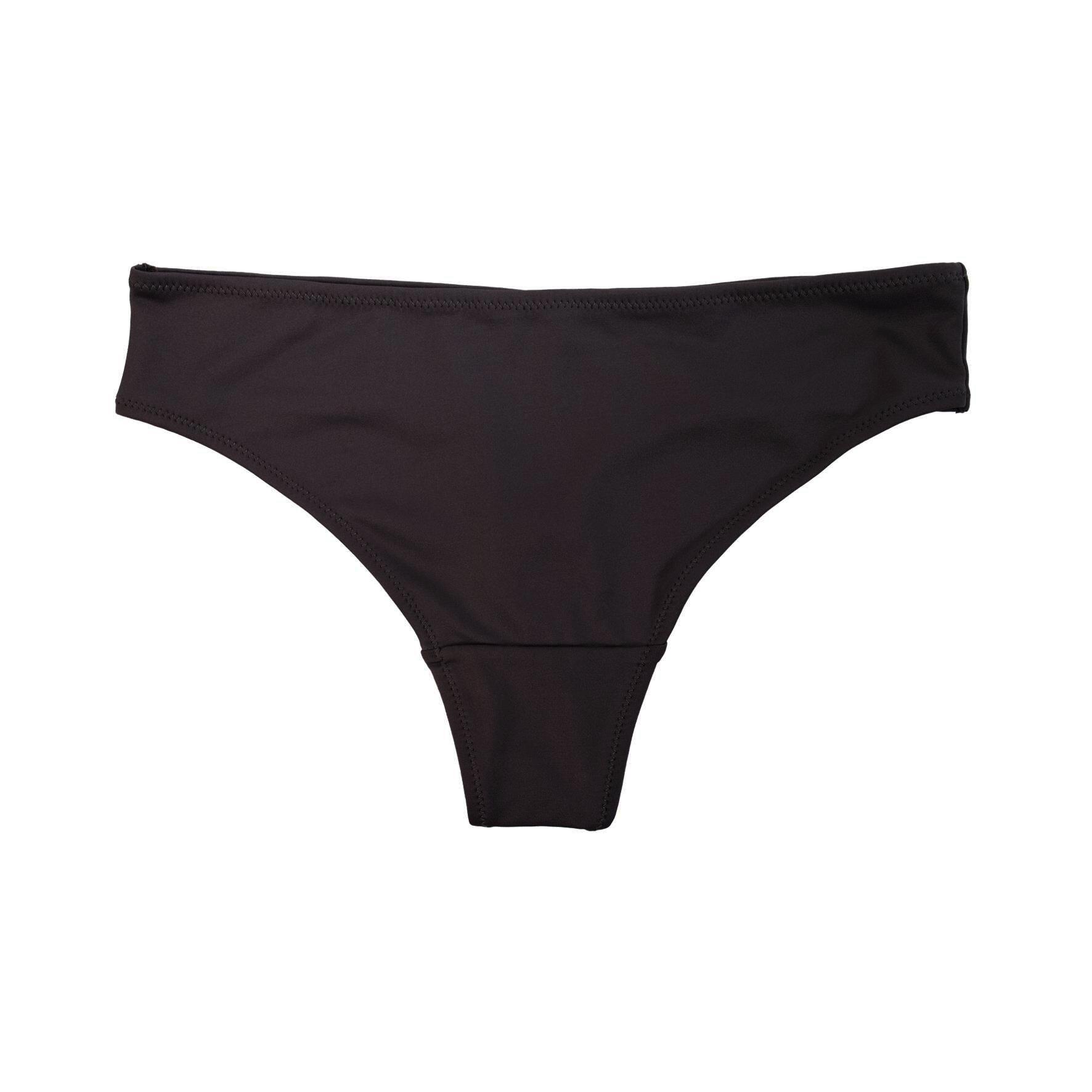 Damen String Tanga schwarz 4er Größe 36/38