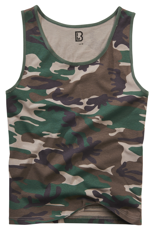 Brandit Tank Top, woodland, Gr.M