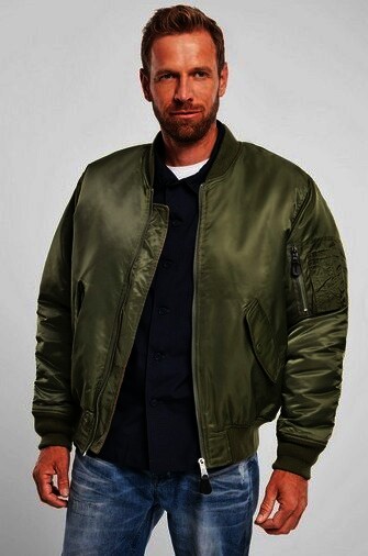 Brandit MA 1 Jacket, Farbe Oliv, Gr.S