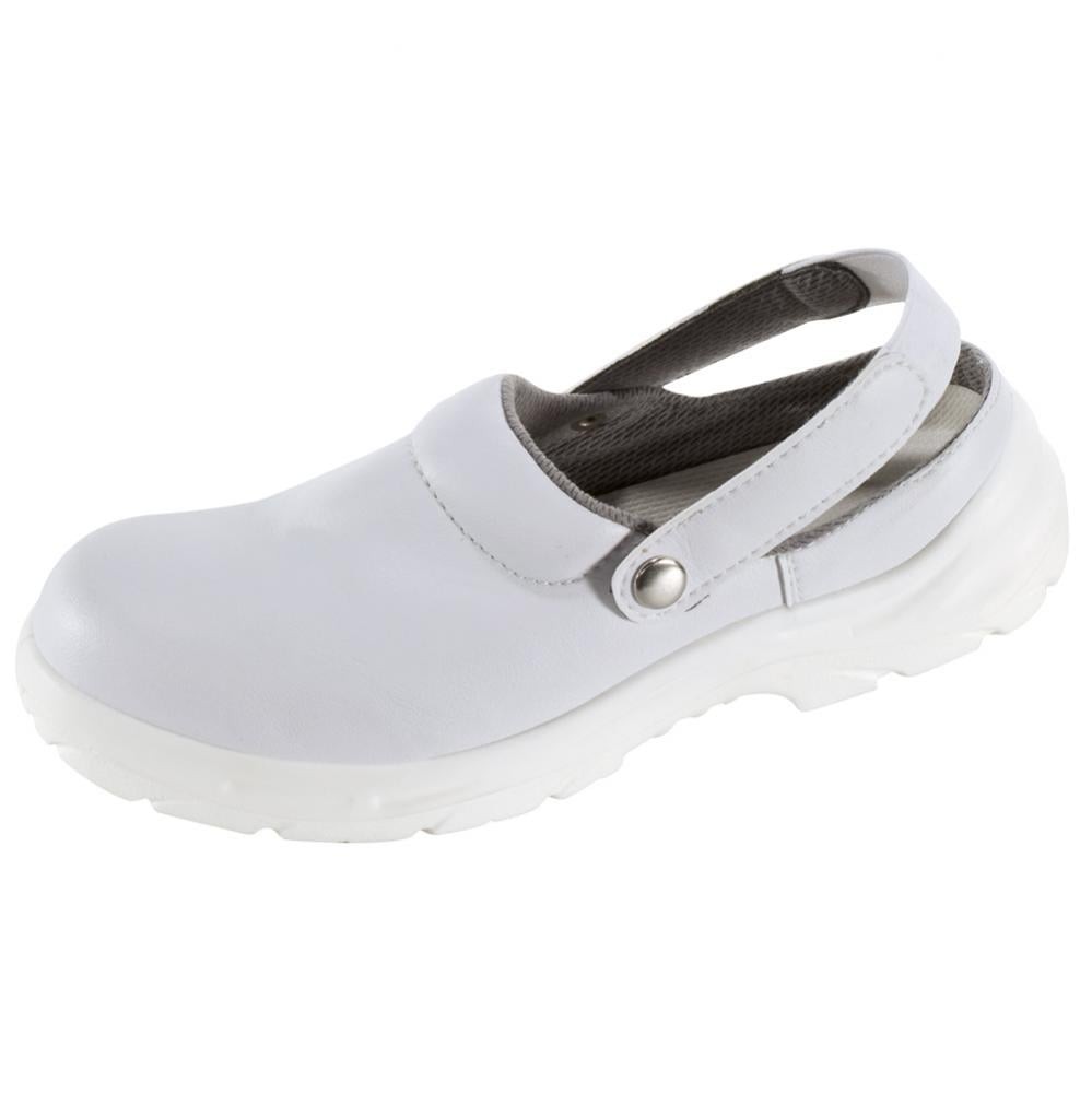 Arbeitsschutz-Clog S2 "ORTONA" 34608, weiß, Gr.45 Arbeitsschutz-Clog S2 "ORTONA" 34608, weiß, Gr.45