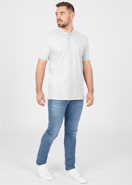 JAKO Herren Polo-Shirt Organic, weiß, Gr.XL