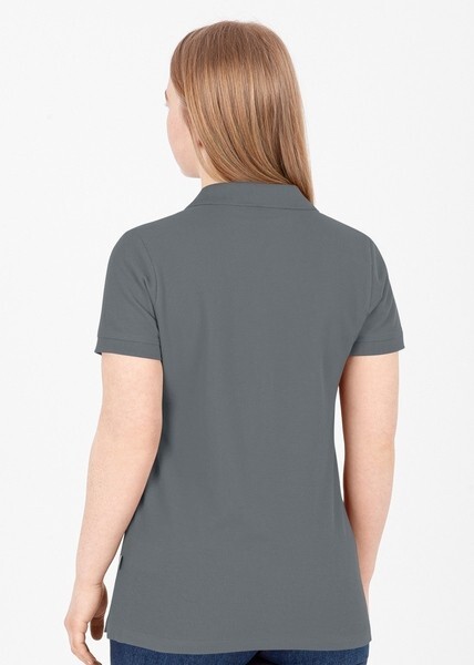 JAKO Damen Polo-Shirt Organic, steingrau, Gr.38