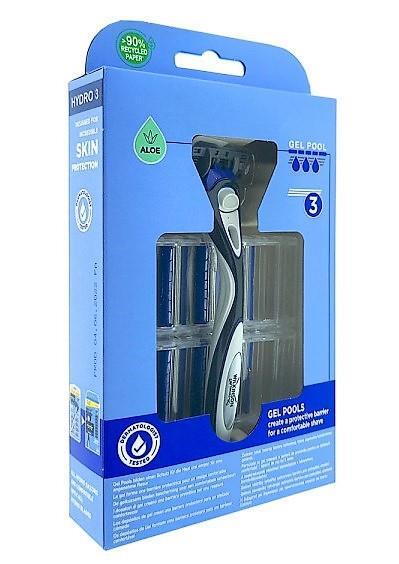 Wilkinson Hydro 3 Skin Protection Rasierer + 9 Ersatzklingen