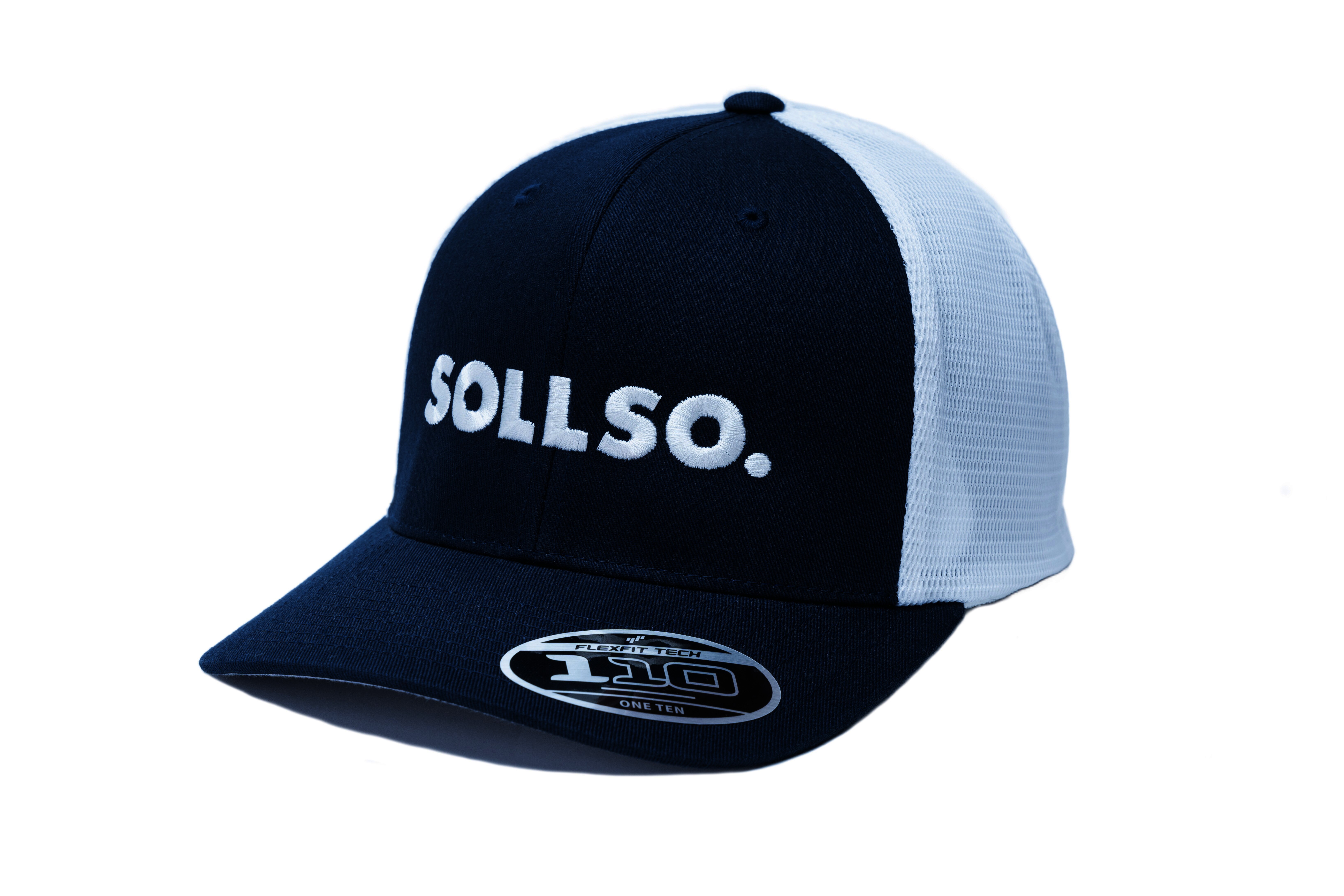 SOLLSO. Mesh 2-Tone Cap, Navy-White