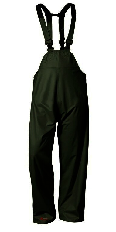 NORWAY „SUNDSVALL“ PU-Stretch-Latzhose, Oliv, Gr.XXL
