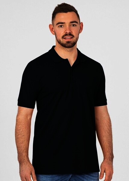 JAKO Herren Polo-Shirt Organic, schwarz, Gr.S